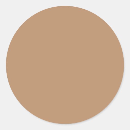Herbst Winter Color Doe Runder Aufkleber (Vorderseite)