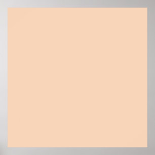 Herbst Winter Color Tender Peach Poster