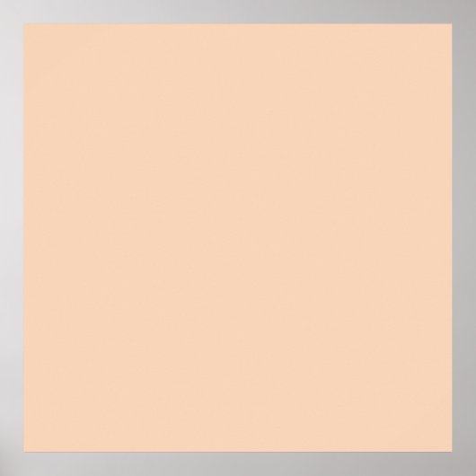 Herbst Winter Color Tender Peach Poster (Vorne)