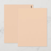 Herbst Winter Color Tender Peach Postkarte (Vorne/Hinten)