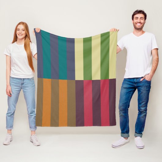 Herbst Winter Pantone Palette Fleecedecke (Beispiel)