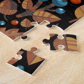 Herbst Winter Pflanze: Vintages Muster Puzzle (Seite)
