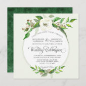 Herbst Winterwald Bohemisch BOHO Wasserfarbe Einladung (Vorne/Hinten)