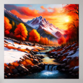Herbst wird Winter Poster (Vorne)