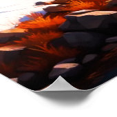 Herbst wird Winter Poster (Ecke)