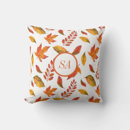 Herbst Wohngestaltung Herbst Blätter Orangenapfel  Kissen