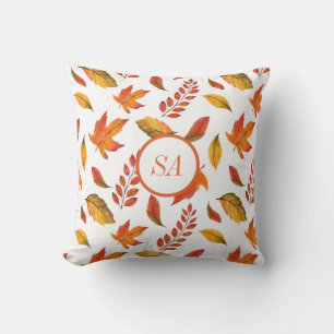 Herbst Wohngestaltung Herbst Blätter Orangenapfel  Kissen