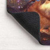 Herbst-Wolf Mousepad (Ecke)