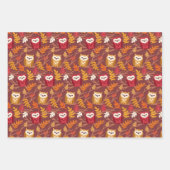 Herbst Woodland Herbst Fowl Pumpkin Geschenkpapier Set (Vorderseite 2)