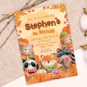 Herbst Woodlands Geburtstag Einladung