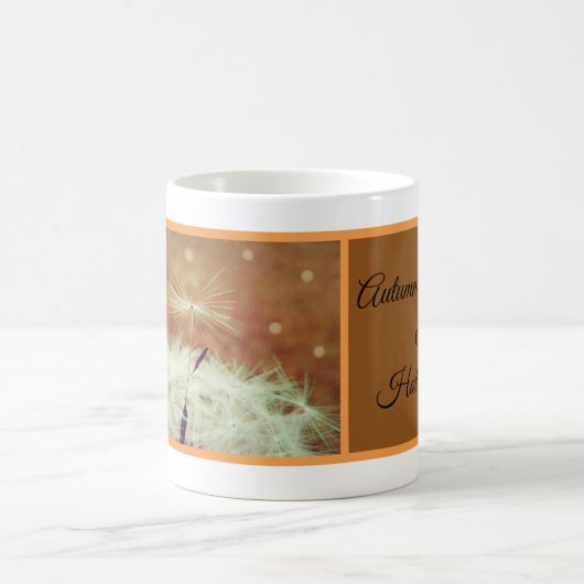 Herbst wünscht Tasse (Mittel)