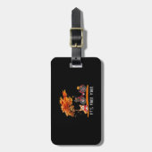 Herbst Y’all Cardigan Dog Autumn Design Funny G Gepäckanhänger (Vorderseite vertikal)