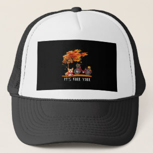 Herbst Y’all Cardigan Dog Autumn Design Funny G Truckerkappe