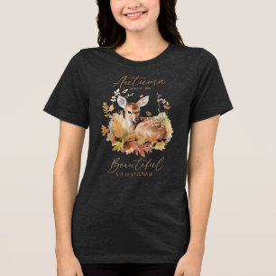 Herbst zeig uns Tri-Blend shirt