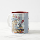 Herbst-Zeit Zweifarbige Tasse (Vorderseite Links)