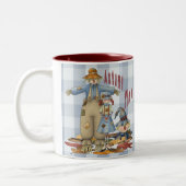 Herbst-Zeit Zweifarbige Tasse (Links)