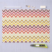 Herbst-Zickzack Muster Seidenpapier (Handwerk)