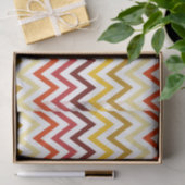 Herbst-Zickzack Muster Seidenpapier (Geschenk)