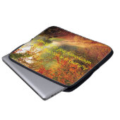 Herbst-Zitat Laptopschutzhülle (Vorne Knopf)