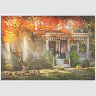 Herbst - Zuhause ist der Anfang Ihrer Geschichte Seidenpapier