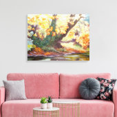 Herbst zum Darent 1999 Leinwanddruck (Insitu (Wohnzimmer))