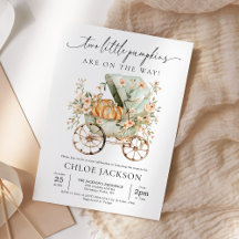 Herbst zwei kleine Pumpkin Herbst Zwinziger Babydu