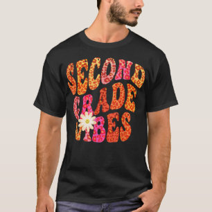 Herbst ZWEITE GRADE VIBES Lehrer Friedens Liebe 2G T-Shirt