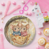 Herbst-Zwillinge-Baby-Party-Teller Pappteller (Party)