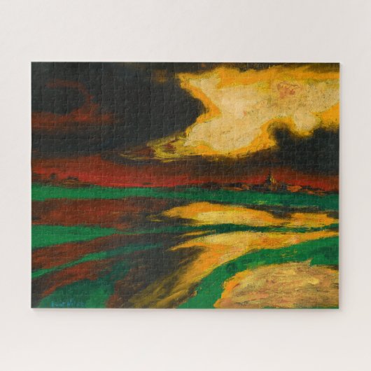 Herbstabend | Emil Nolde | Puzzle (Horizontal)