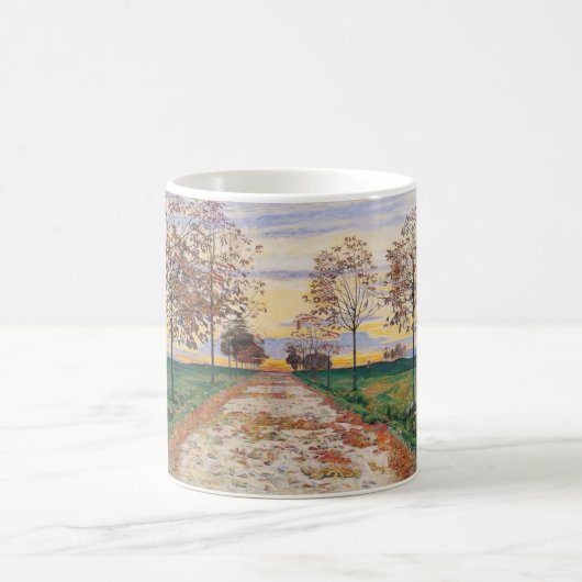 Herbstabend (von Ferdinand Hodler) Kaffeetasse (Mittel)