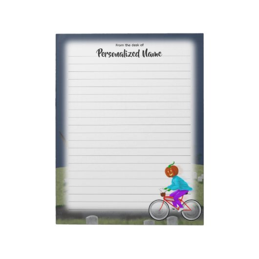 Herbstabenteuer - Lined Notizblock (Rotiert)