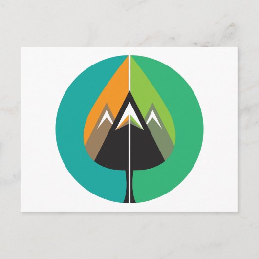 Herbstabenteuer Postkarte (Vorderseite)