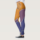 Herbstabstrakte Leggings (Links)