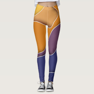 Herbstabstrakte Leggings