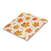 Herbstahornblätter-Fallmuster Fliese (Seite)