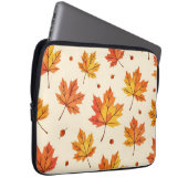 Herbstahornblätter-Fallmuster Laptopschutzhülle (Vorne Rechts)