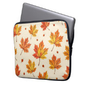 Herbstahornblätter-Fallmuster Laptopschutzhülle (Vorderseite Links)