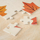 Herbstahornblätter-Fallmuster Puzzle (Seite)