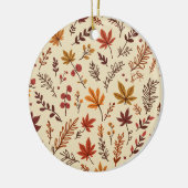 Herbstakrylornament Keramik Ornament (Links)