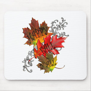 Herbstangebot glücklich Fall Y'all Mousepad