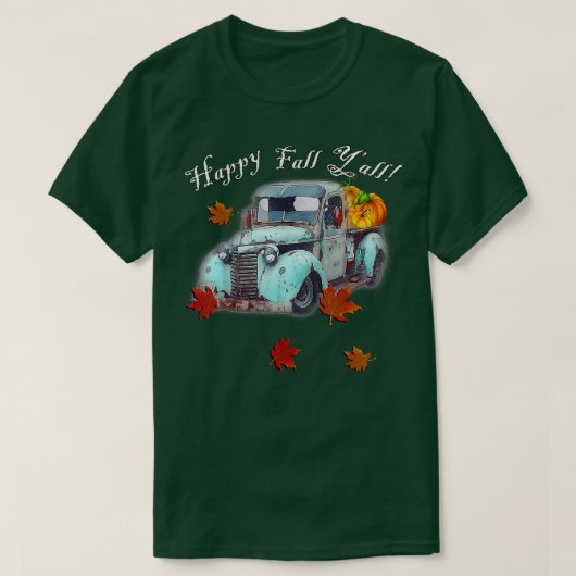 Herbstangebot Herbst glücklich Fall Y'all Niedlich T-Shirt (Design vorne)