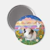 Herbstankgel - Guinea Schwein 1 Magnet (Vorderseite/Rückseite)