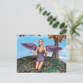 Herbstankgel Postkarte (Stehend Vorderseite)