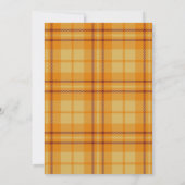 Herbstankündigung Blume Bouquet-Bewegung Einladung (Rückseite)