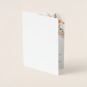 Herbstankündigung des Fotos Einladung (Vorderseite)