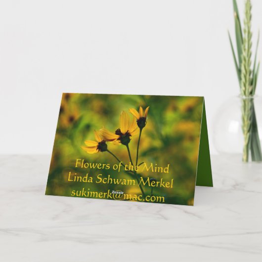 Herbstansatz Karte (Rückseite)