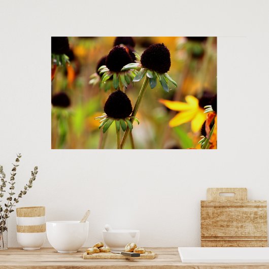 Herbstansätze Poster (Küche)