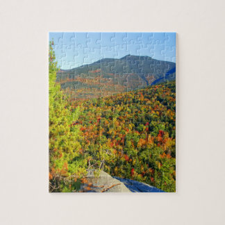 Herbstansicht auf einem Bergvorsprung - Foto Puzzle