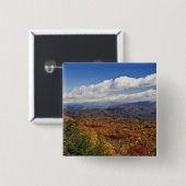 Herbstansicht der südlichen Appalachen Button (Vorne & Hinten)
