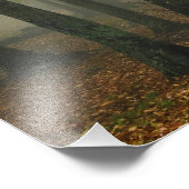 Herbstansicht des Nebelwaldes, Großvater 3 Fotodruck (Ecke)